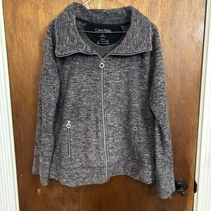 Calvin Klein Performance Heathered Gray Jacket